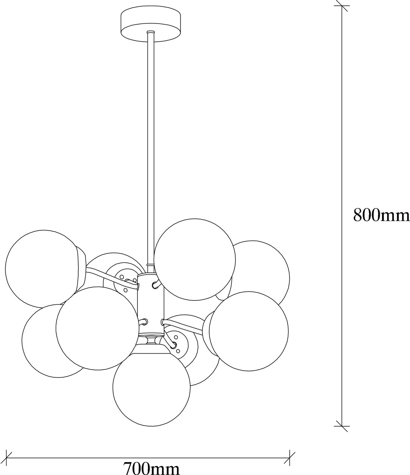 Llambë tavani vintage Opviq Mudoni MR-836, ngjyrë vintage dhe e bardhë