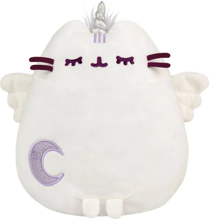 Lodër pelushi Pusheen Super Pusheenicorn Daffi, 24 cm, bardhë/rozë/vjollcë
