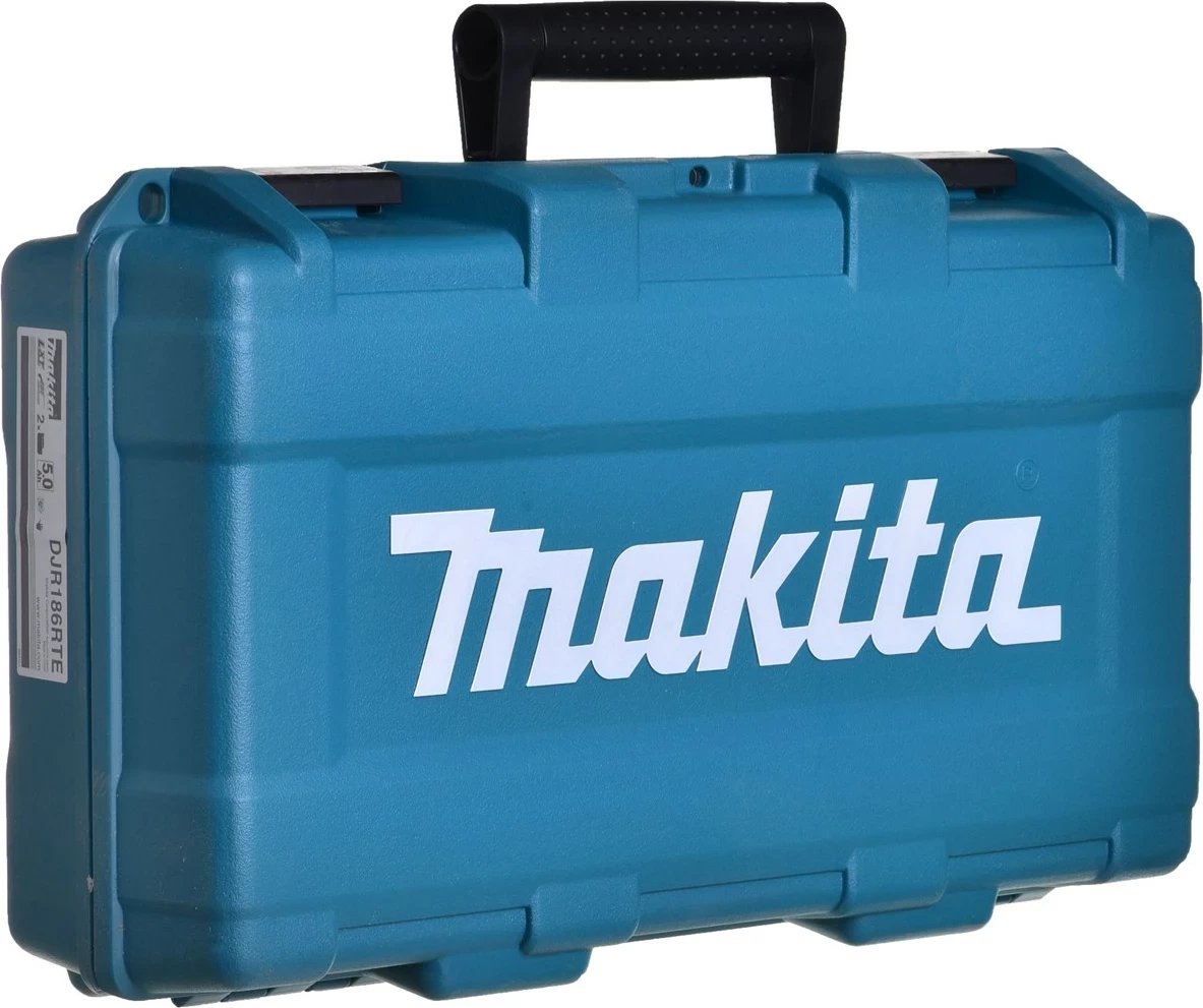 Sharrë reciproke MAKITA DJR186RTE, 18V, 5Ah, turkeze