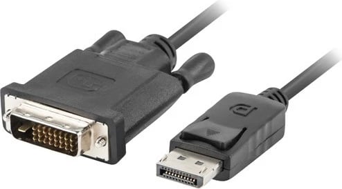 Kabllo ekrani Lanberg CA-DPDV, DVI-D, 1m, i zi