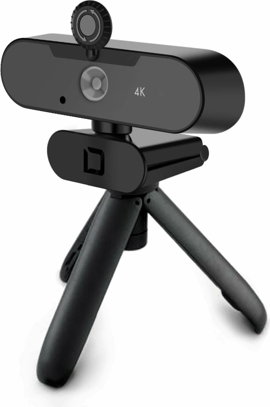 Webcam DICOTA PRO Plus 4K, USB, auto fokus, mikrofon, e zezë