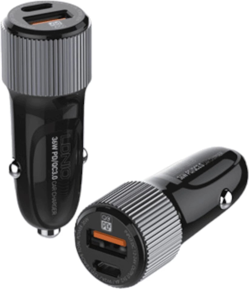 Karikues Për Veturë LDNIO C510Q (Zezë) Karikues Për Veturë LDNIO C510Q (Zezë)