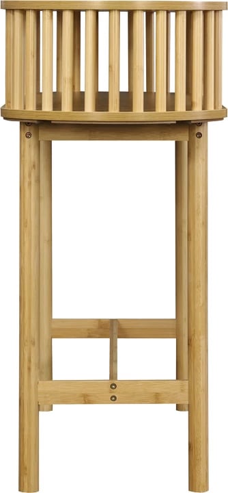 Konsolë Nodial MDF/Bamboo ngjyrë natyrale 120x39x85cm