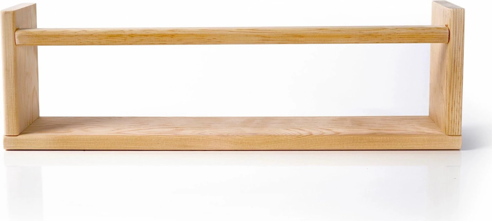 Raft muri prej druri, ngjyrë lisi, 2 copë, Skye Decor, BLTYZ-AKTV038