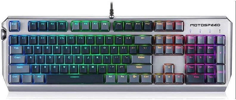 Tastierë MOTOSPEED CK80 - USB, gri