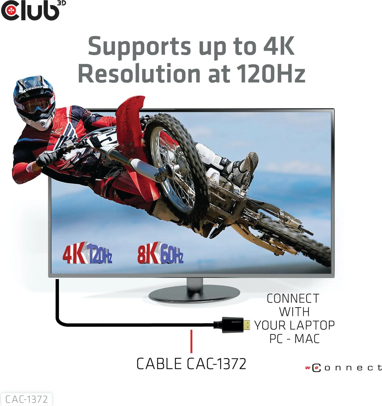 Kabllo HDMI Club3D 2.1 Ultra High Speed 2m, e zezë
