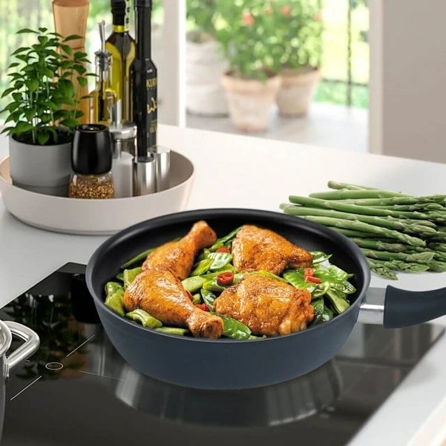 Tigan Maestro MR-1205-28 me kapak, 28 cm, zi