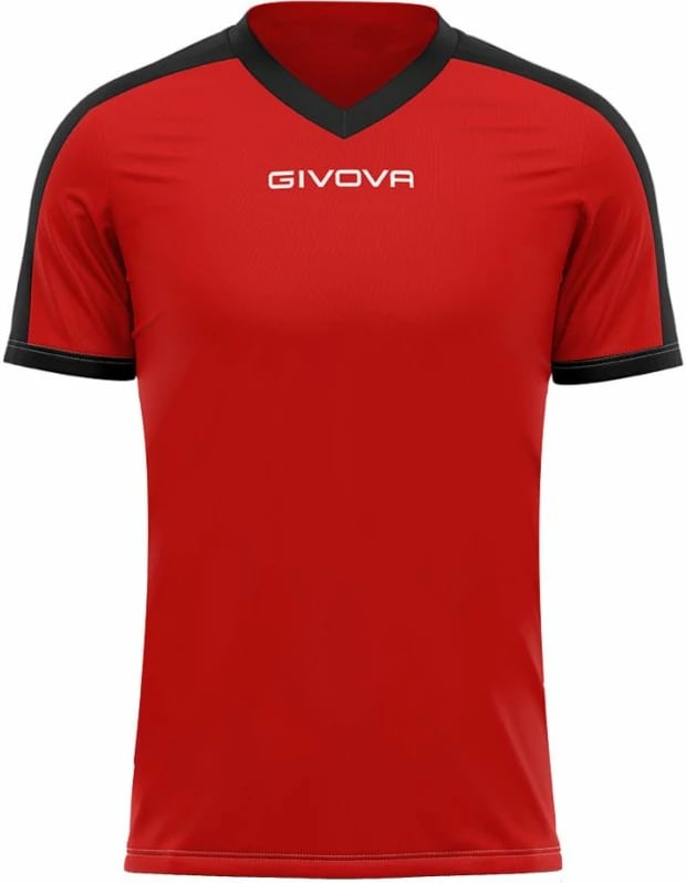 Maicë për meshkuj Givova, e zezë dhe e kuqe