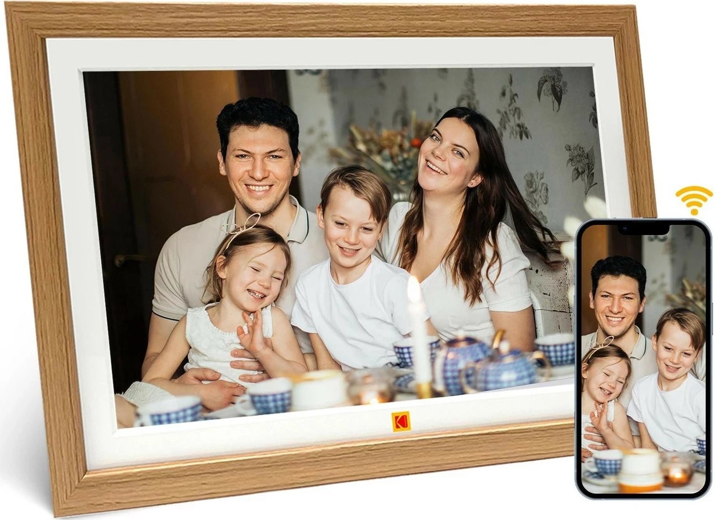 Kornizë digjitale Kodak RCF-1561P, 32GB, WiFi, FHD, kafe Kornizë digjitale Kodak RCF-1561P, 32GB, WiFi, FHD, kafe