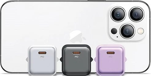 Karikues rrjeti USAMS US-CC183 X-Ron, 20W, 1x USB-C PD 3.0, i zi