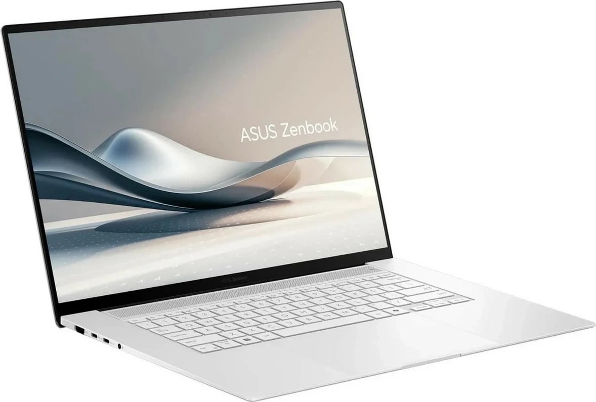 Laptop Asus ZenBook S16 OLED UM5606WA-RK267X, AI 9 HX 370, 16", 32GB, 1TB, Bardhë