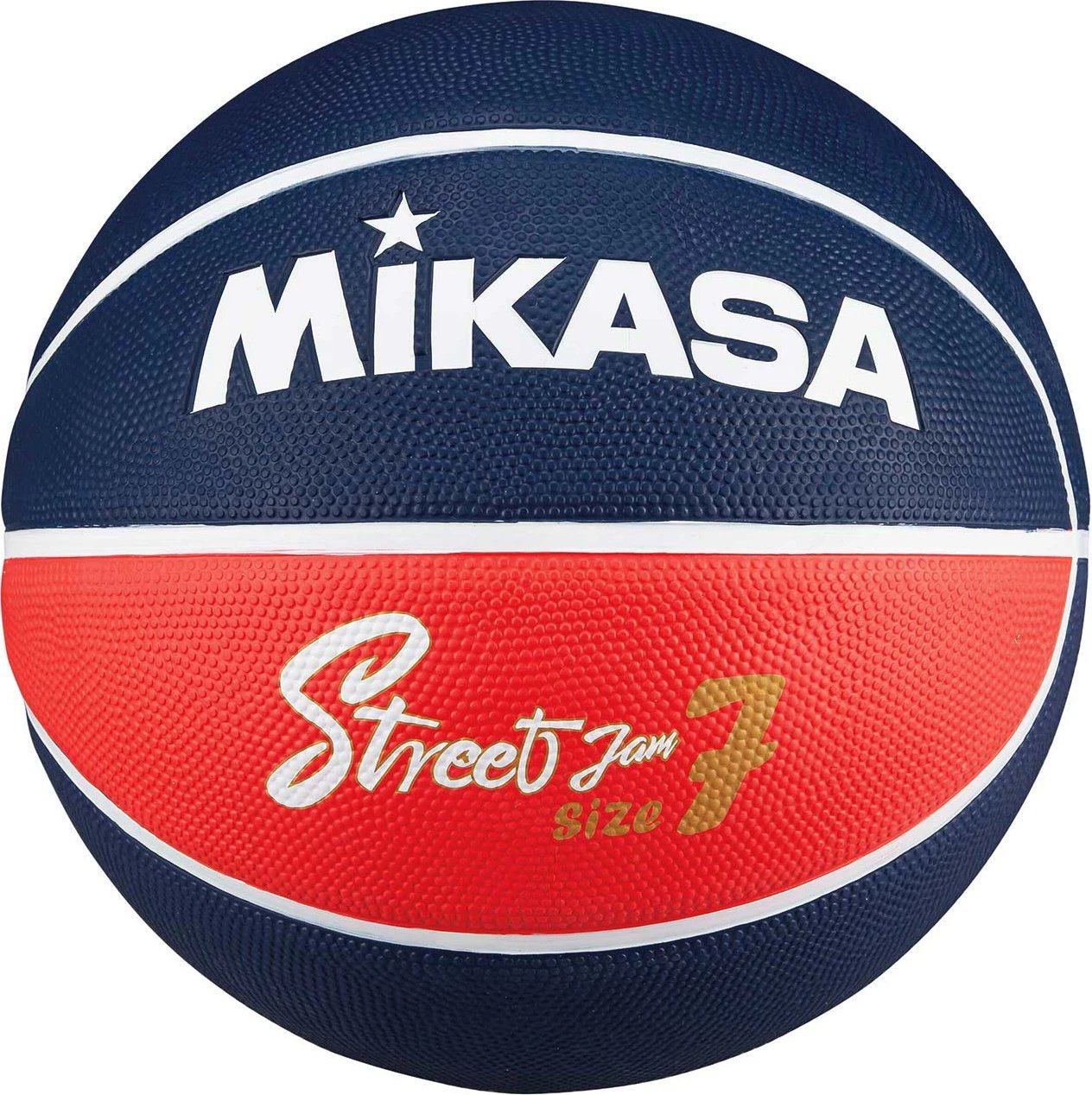Top basketbolli Mikasa, blu e kuqe