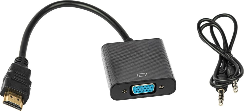 Kabllo pershtates HDMI ne VGA dhe AUX TECH TIME TT24012