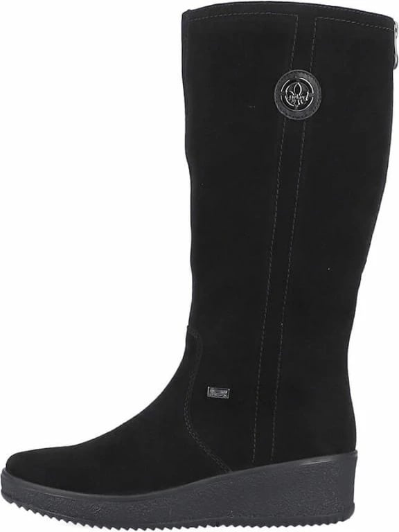 Çizme të gjata për femra Rieker, të zeza