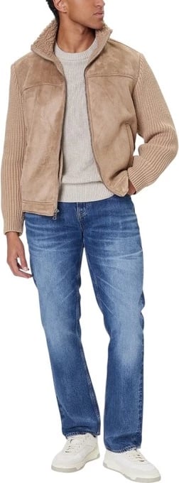 Jakne Guess giubbotto për meshkuj, beige