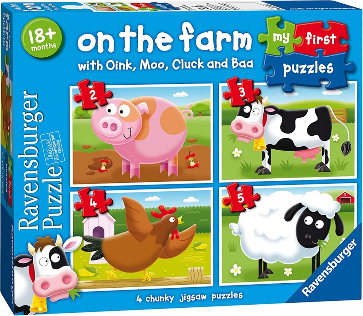 My First Puzzles - On The Farm Jigsaw Puzzle