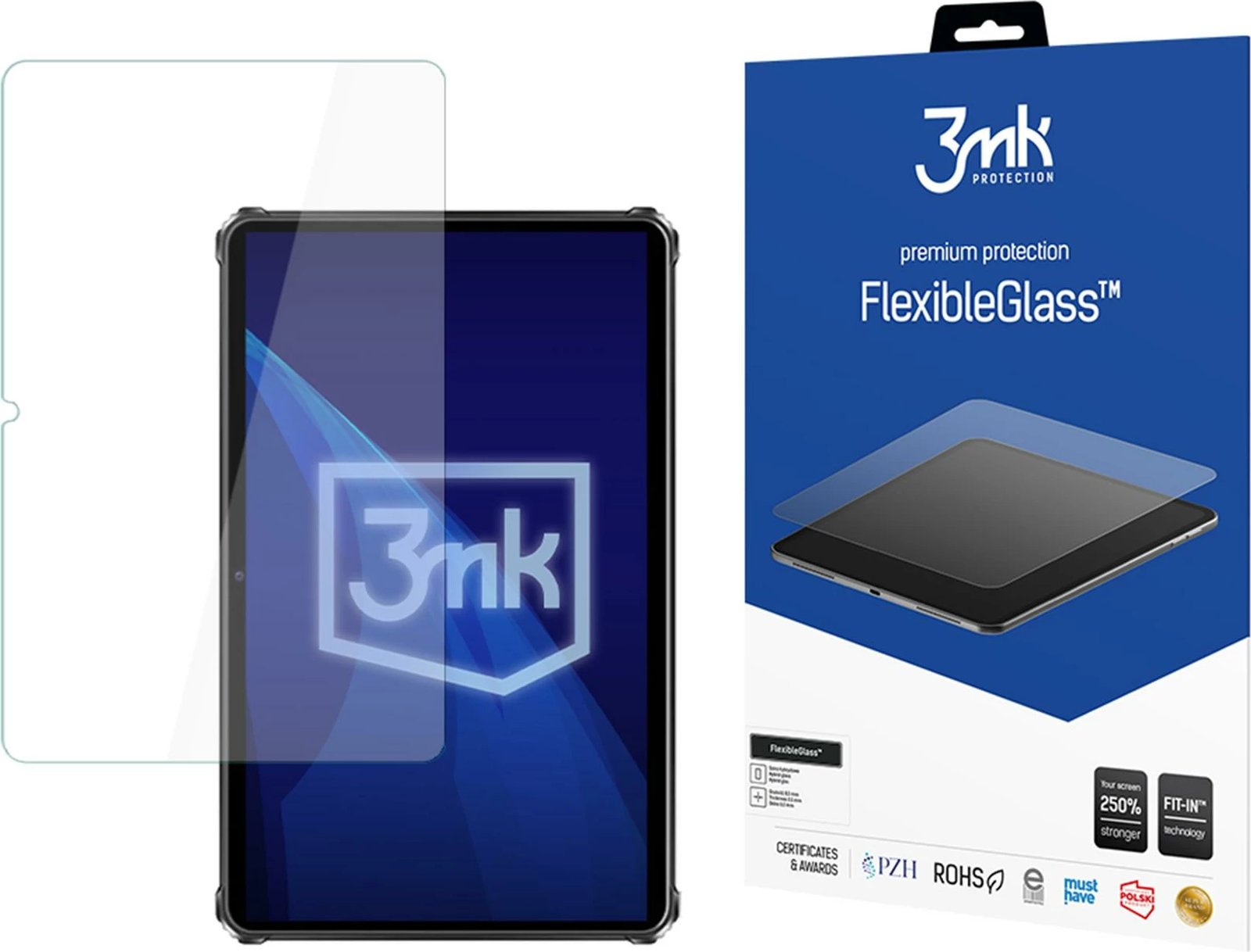 Mbrojtës ekrani Hybrid FlexibleGlass 3mk për Oukitel RT9 deri 13"