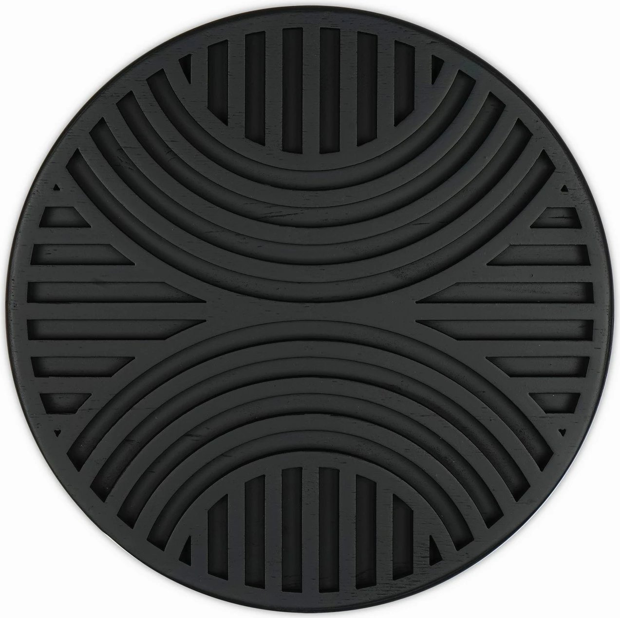 Aksesor dekorativ muri Wallity, ngjyrë e zezë, ART140, 33x33x2cm