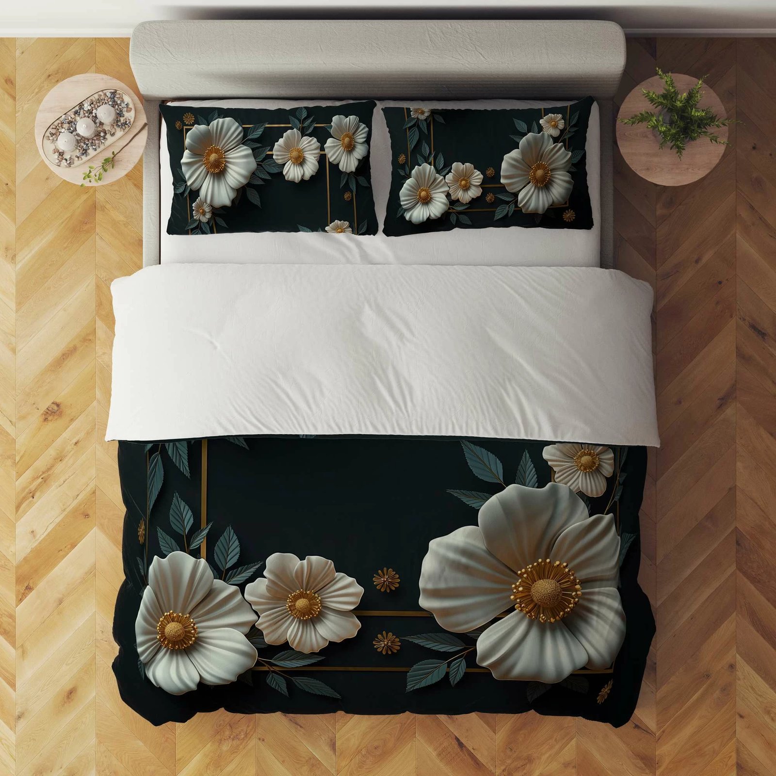 Set mbulesë për jorgan Super King, L'essentiel, shumëngjyrësh, FLW_DVT25-22