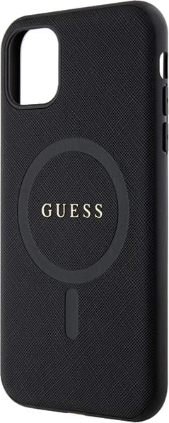 Mbështjellës Guess GUHMN61PSAHMCK për iPhone 11/XR, Saffiano MagSafe, i zi Mbështjellës Guess GUHMN61PSAHMCK për iPhone 11/XR, Saffiano MagSafe, i zi