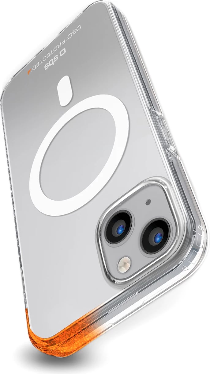 Mbështjellës SBS D3O MagSafe për iPhone 14/13, Transparent