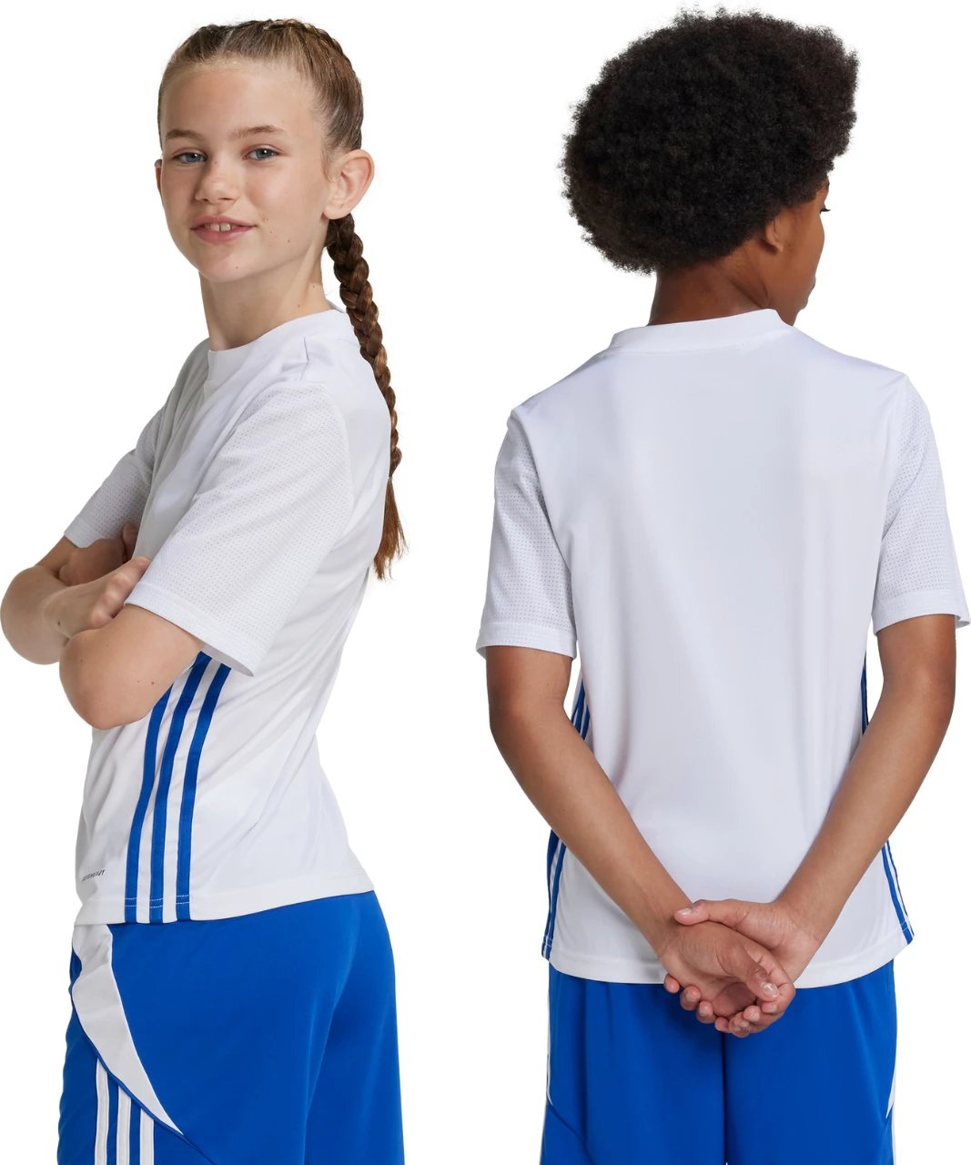 Maicë për fëmijë adidas, e bardhë