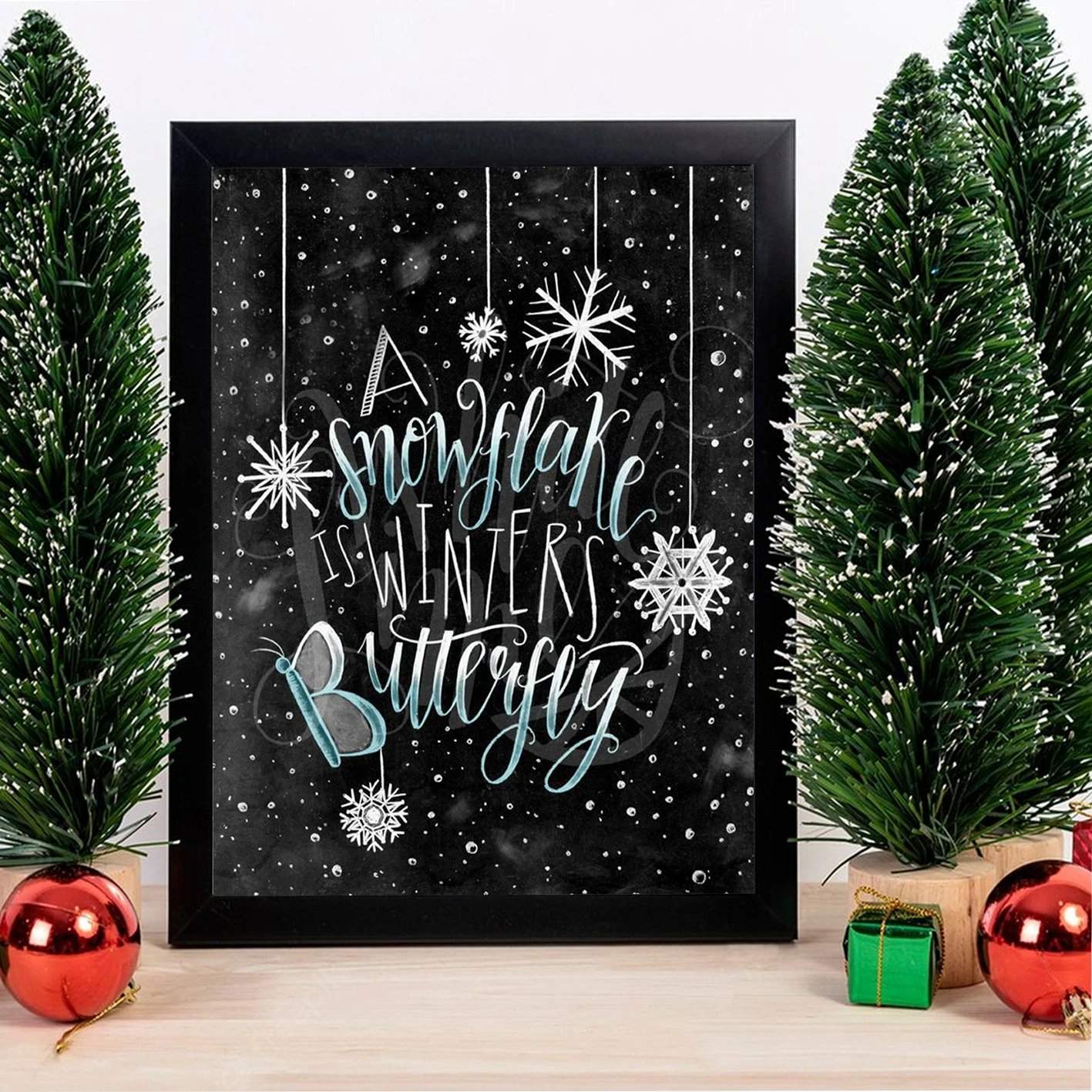 Pikturë dekorative me kornizë, MDF, shumëngjyrëshe, Wallity, SC7436501393380