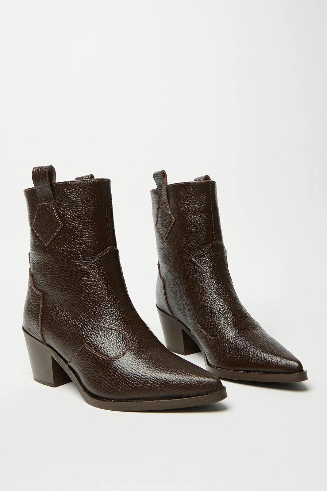 Çizme për gra, lëkurë natyrale, ngjyrë kafe, Jumeon MK1345025KR20-002