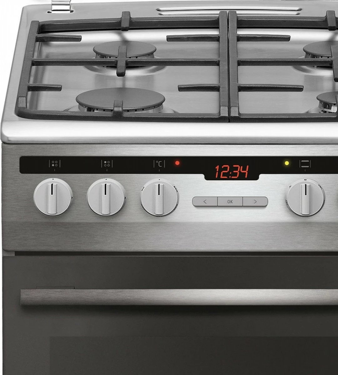 Furrë dhe pianurë Amica 57GE3.33HZpTaDA(Xx), 66L, inox, gaz dhe elektrik Furrë dhe pianurë Amica 57GE3.33HZpTaDA(Xx), 66L, inox, gaz dhe elektrik