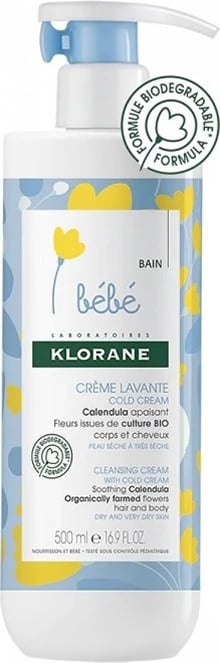 Krem pastrues për bebe KLORANE Cold Cream 500ml