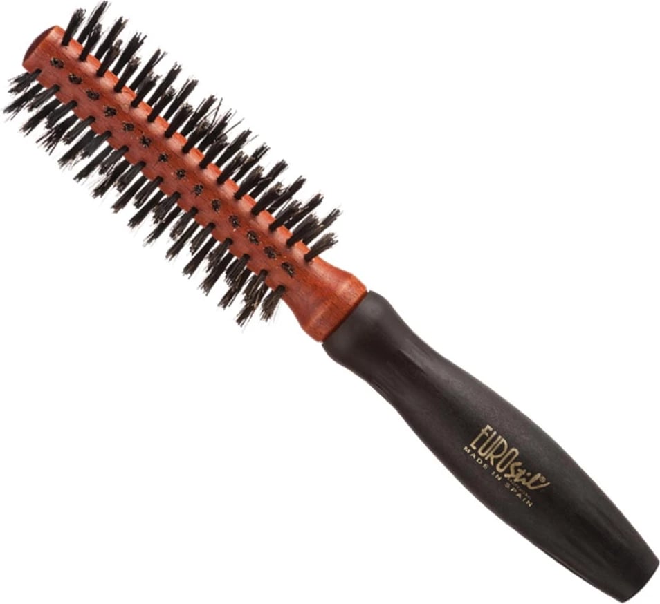 Furçë qarkore flokësh Eurostil Mezcla Jabali Mango Caucho 15mm 1 copë