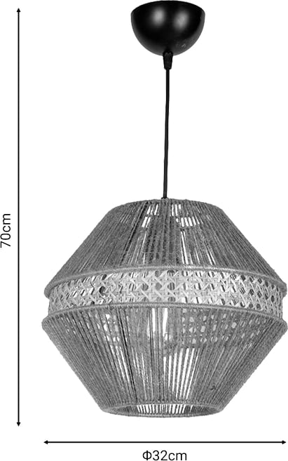Dritë tavani Efkol natyrale D32x70cm Dritë tavani Efkol natyrale D32x70cm