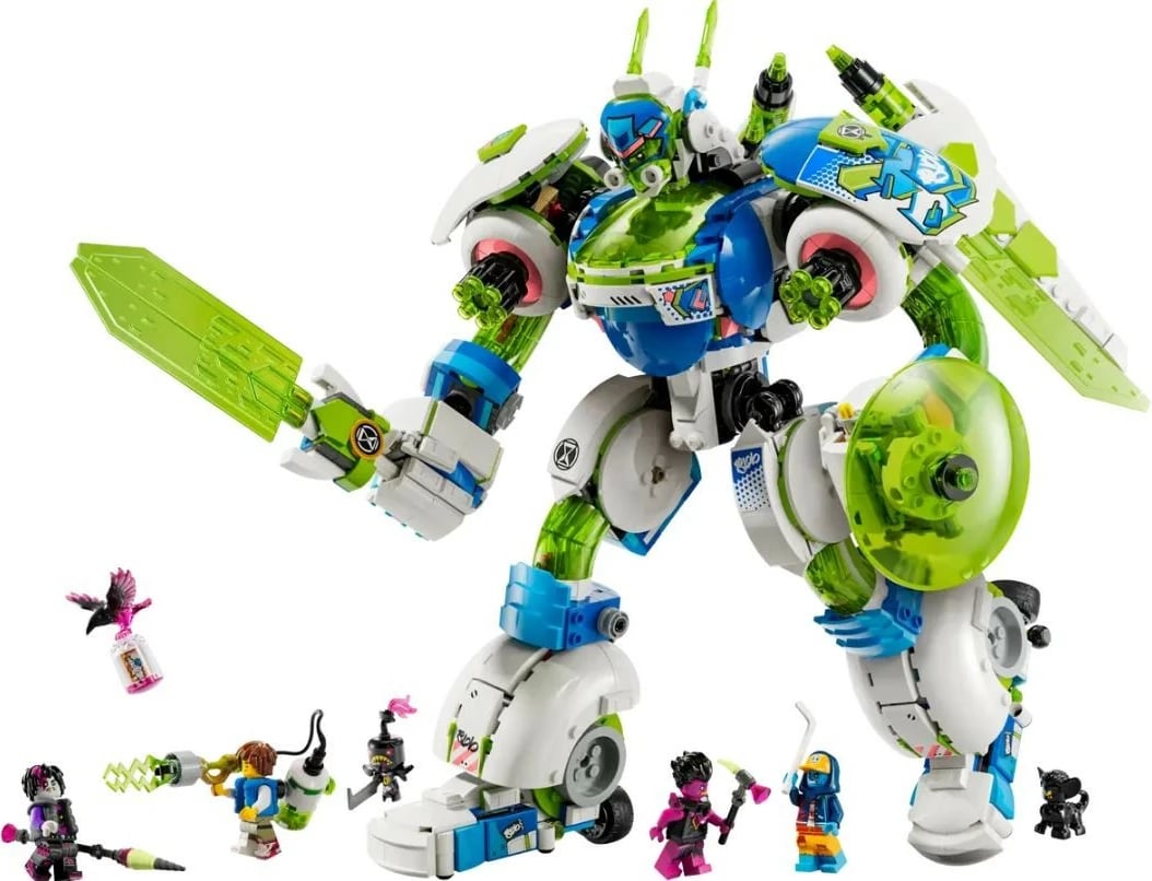 Set LEGO DREAMZzz 71485 Mateo and Z-Blob the Knight Battle Mech, 1333 pjesë, plastikë, shumëngjyrësh, ekstra i madh