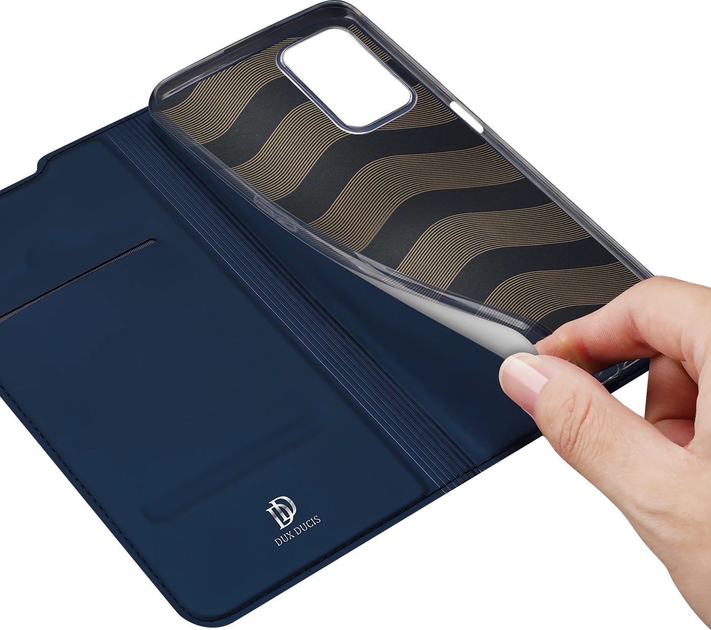 Mbështjellës Dux Ducis Skin Pro për Realme 9i / Oppo A36, me kapak, Blu Mbështjellës Dux Ducis Skin Pro për Realme 9i / Oppo A36, me kapak, Blu