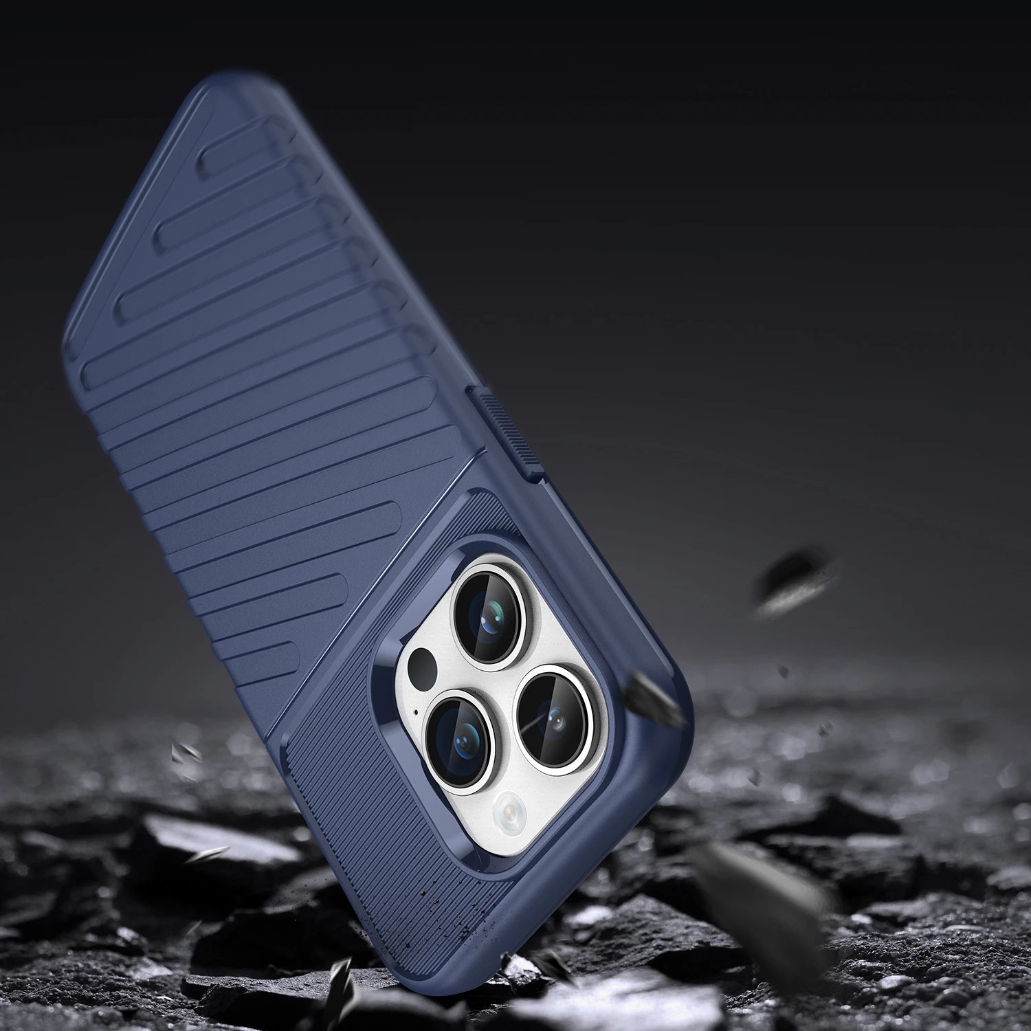 Mbështjellës Hurtel Thunder Case për iPhone 14 Pro Max, i kaltër