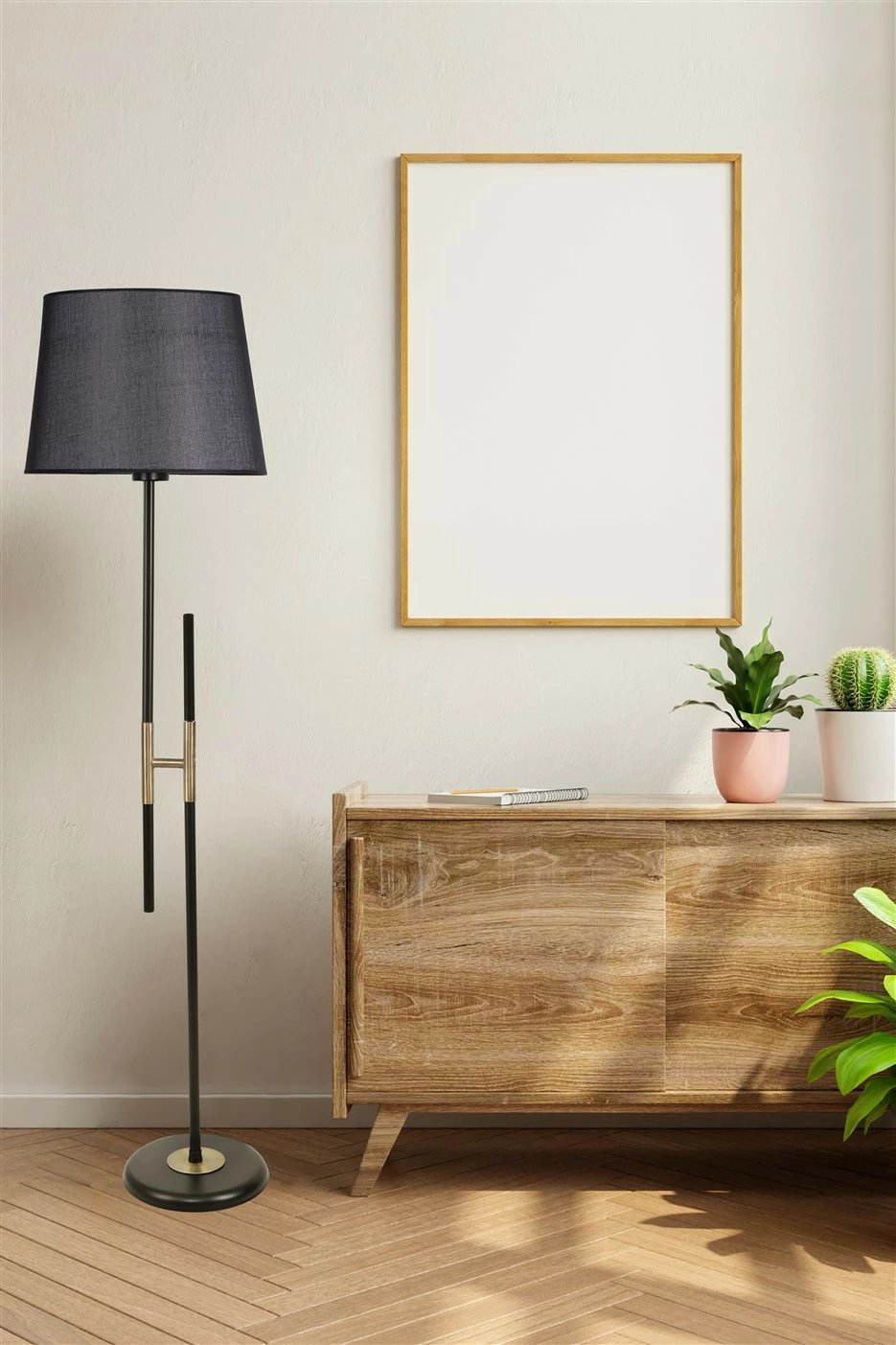 Llambë dyshemeje Opviq, 8553-5, ngjyrë e zezë