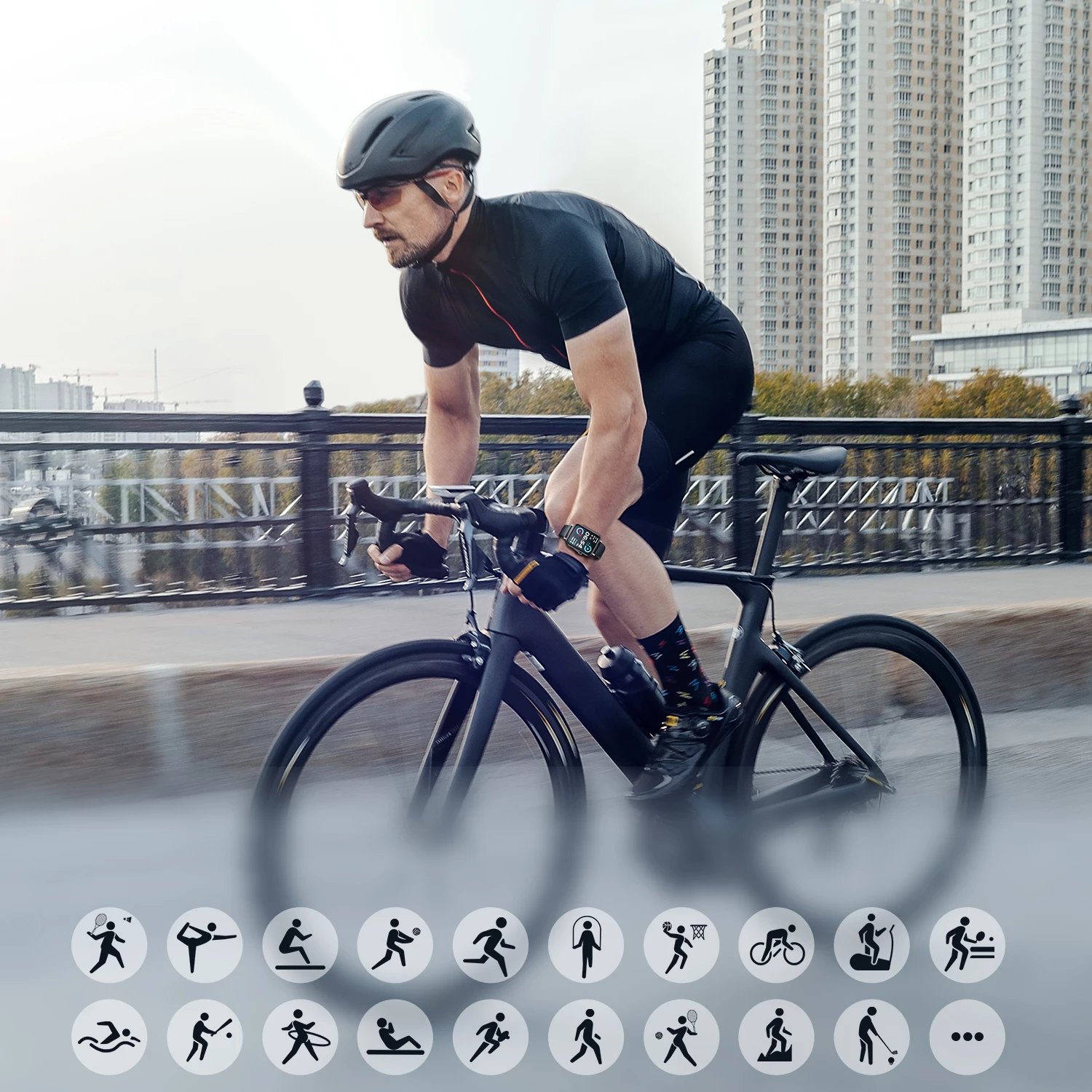 Smartwatch Joyroom Fit-Life JR-FT5, 1.83", Bluetooth 5.3, IP68, i zi