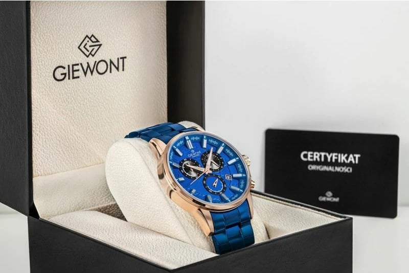 Orë dore për meshkuj Giewont, blu