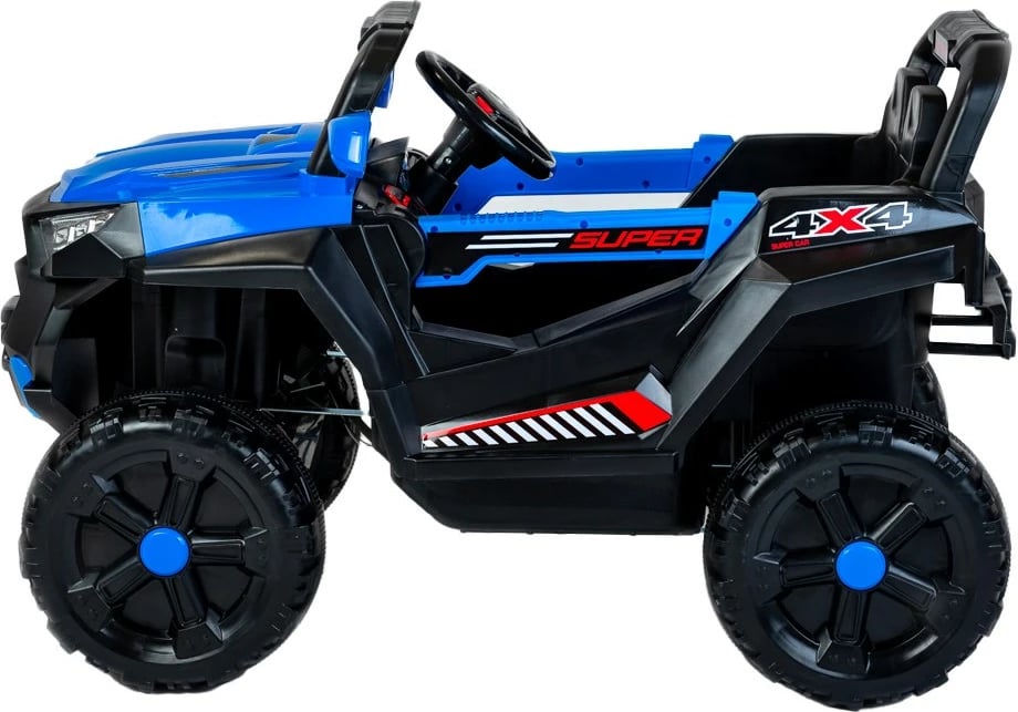 Buggy elektrik Baby Mix Space, 6V 4Ah, motorë 2x380, kapacitet 30 kg, blu