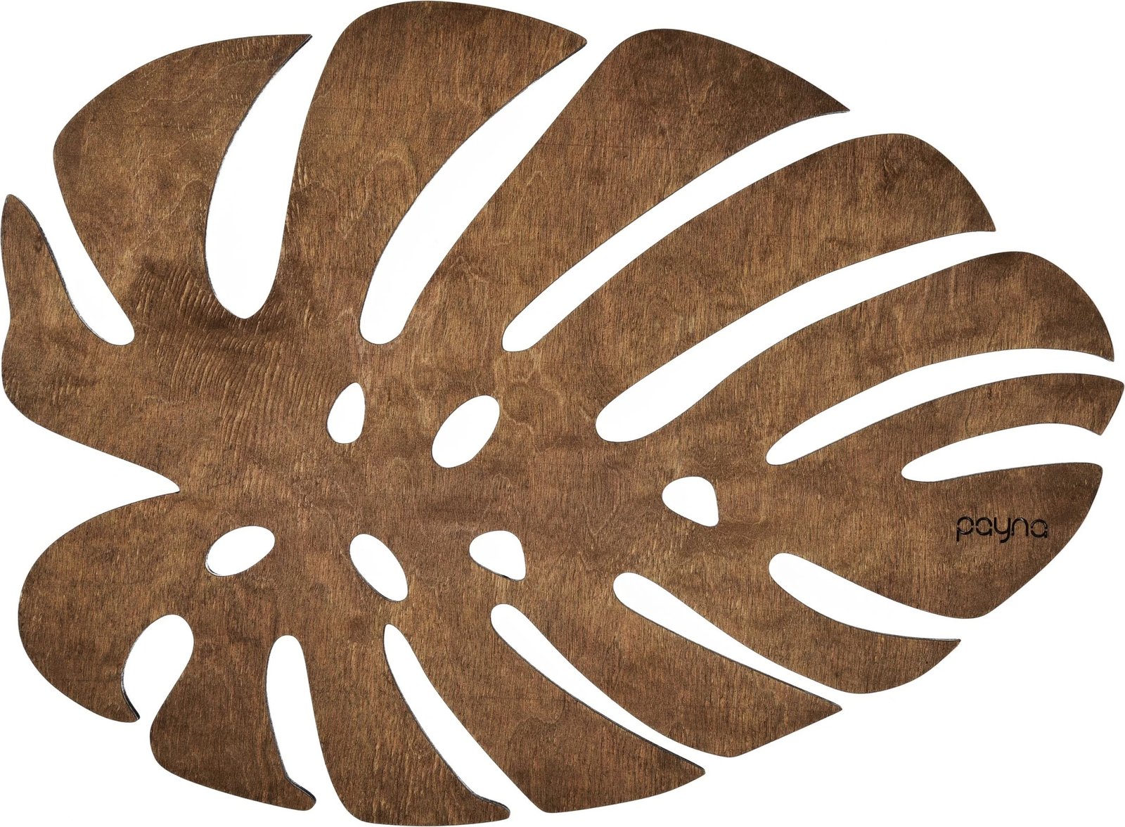 Set nënshimesh tavoline prej druri, 4 copë, ngjyrë arre, Hermia Concept, Monstera