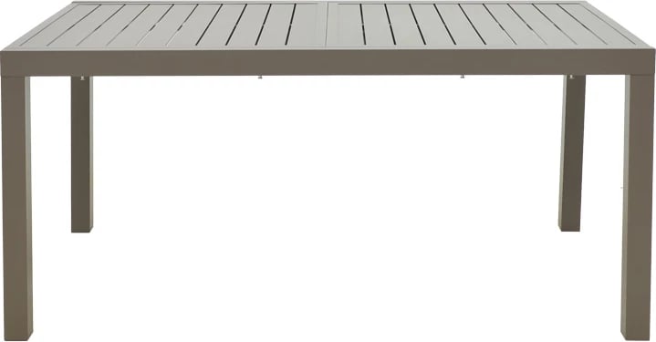 Tavolinë e zgjatshme Lafla, alumin, ngjyrë shampanje, 160-240x90x75cm