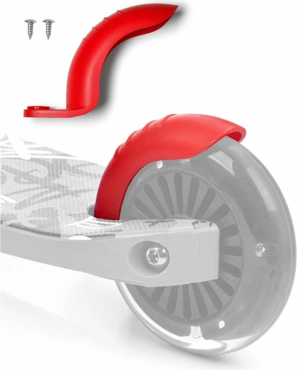 Frenë për trotinet Meteor, unisex, e kuqe