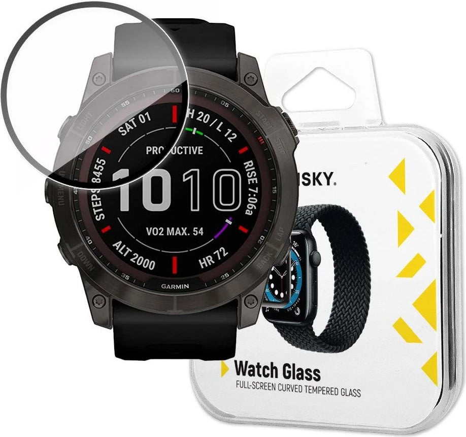 Xham mbrojtës hibrid për Garmin Fenix 7X Wozinsky, i zi