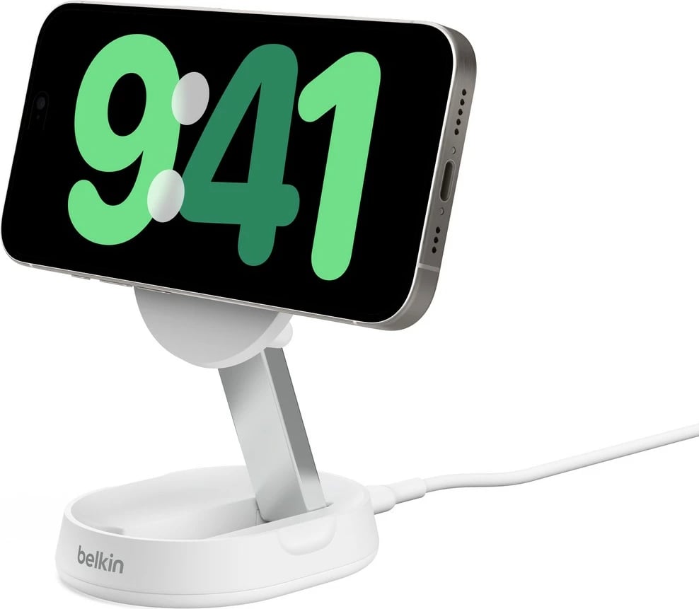 Mbushës wireless Belkin BoostCharge Pro, 15W, i bardhë