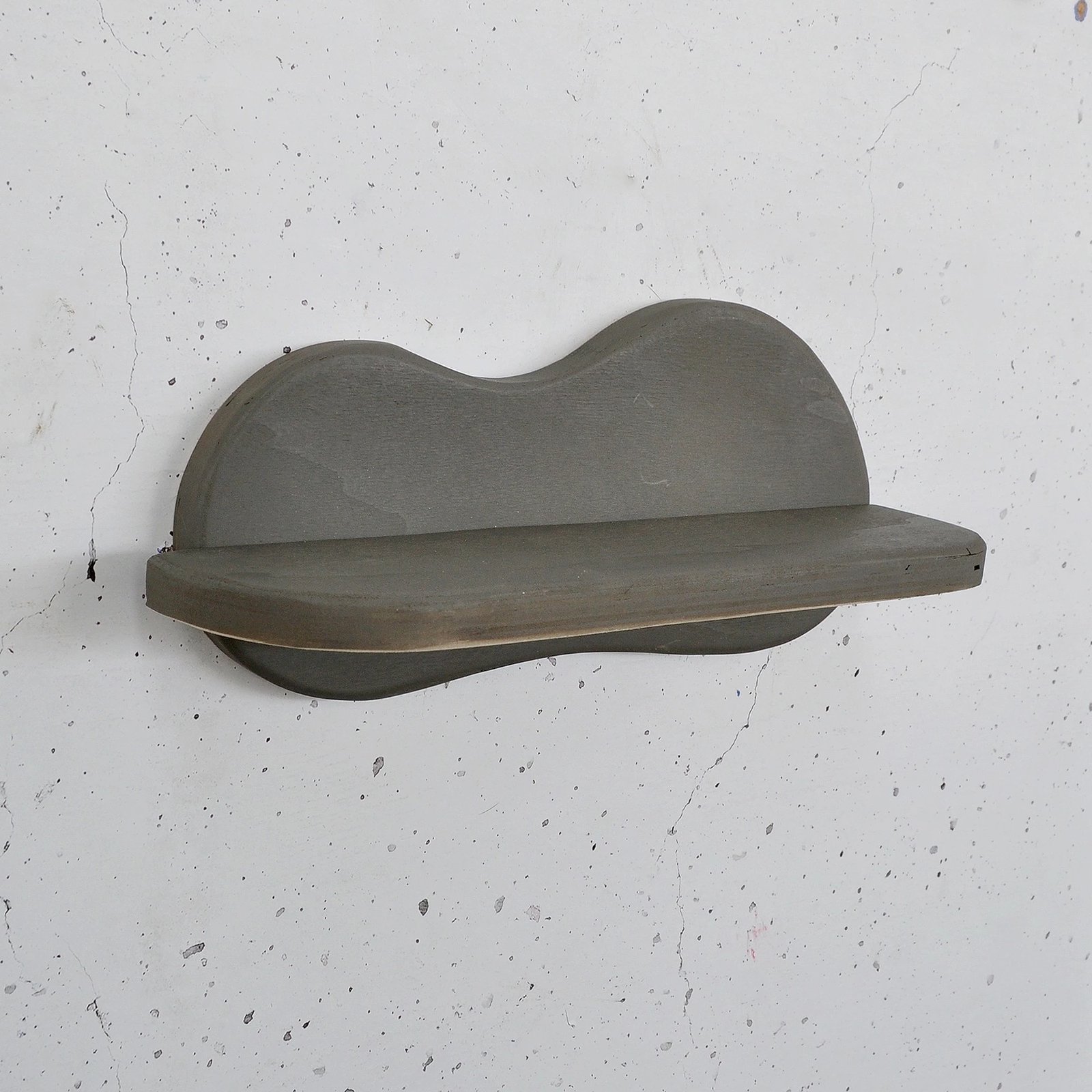 Raft dekorativ prej druri për mur, ngjyrë gri, Skye Decor, Meh222