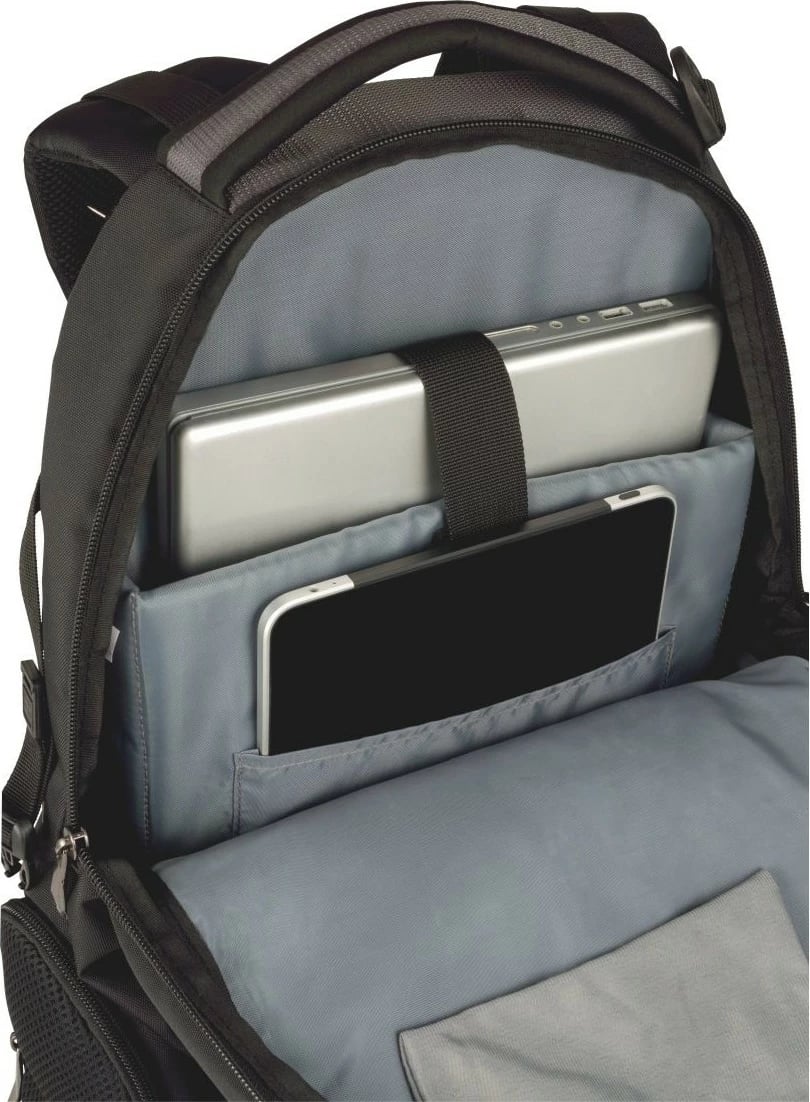 Çantë shpine Wenger Transit për laptop 15.6 inç, e zezë