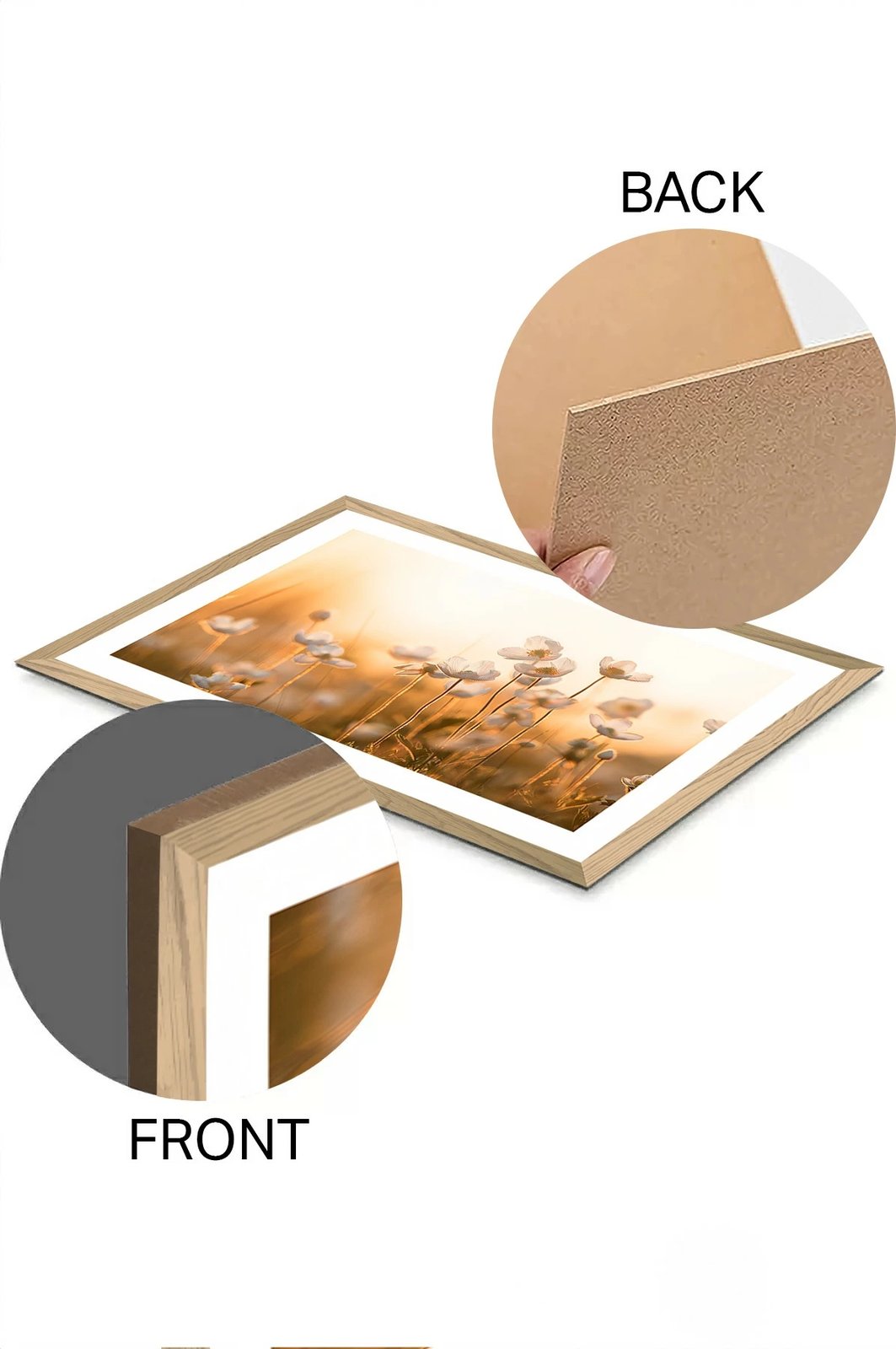 Pikturë dekorative Wallity, Tekhammdf105, shumëngjyrëshe, 33x48cm