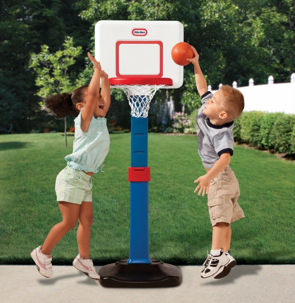 Set basketbolli për fëmijë Little Tikes TotSports, plastikë, ngjyra të përziera