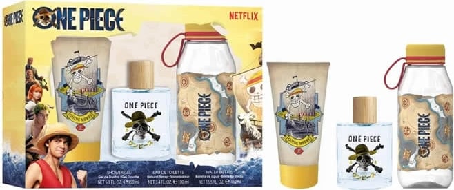 Set Eau de Toilette për fëmijë Netflix One Piece 3 copë, 100ml Set Eau de Toilette për fëmijë Netflix One Piece 3 copë, 100ml