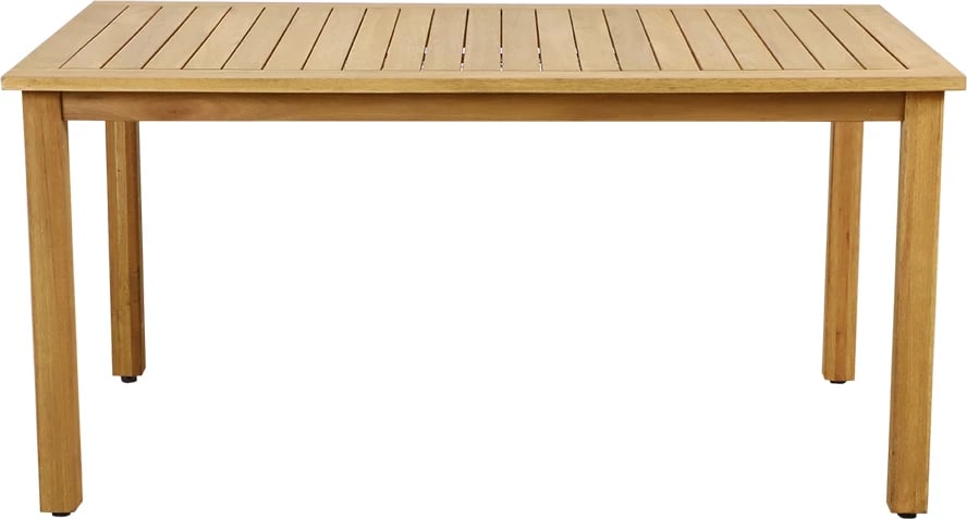 Tavolinë Piazza, dru eukalipt, natyrale, 150x90x74 cm